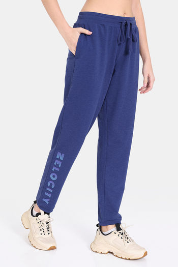 Buy Zelocity Mid Rise Relaxed Pants - Medieval Blue